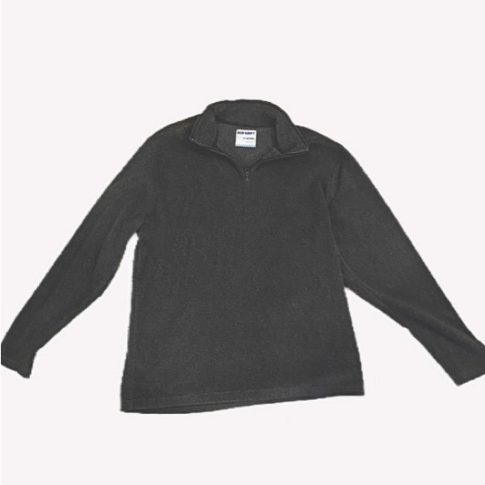 LIGHT GRAY 1/4 ZIP OLD NAVY